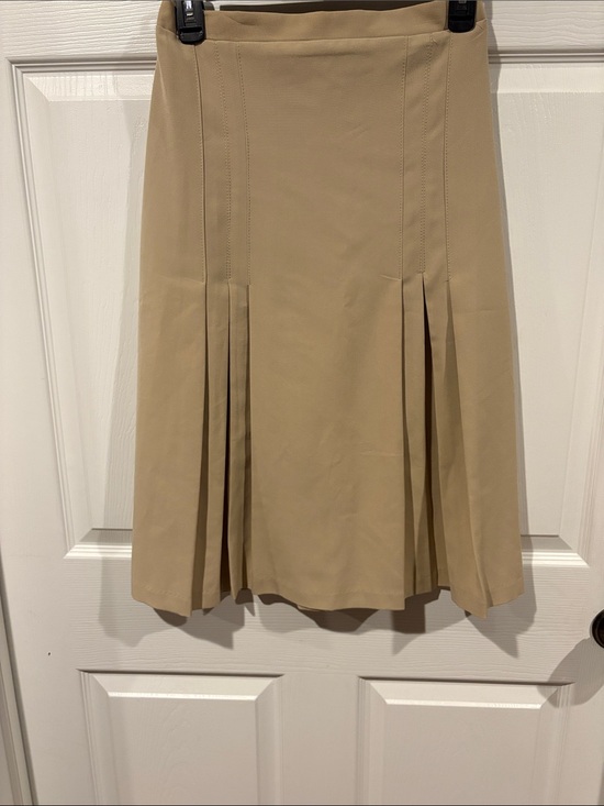 Blair Dresses & Skirts - Blair Beige Pleated Midi Skirt